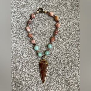 Swarovski Crystal Elegant Beaded Necklace with Pendant